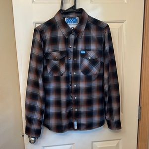 Never worn, Dixxon- women’s patina flannel. Size medium